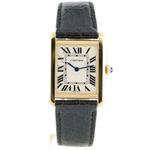 Cartier Tank Solo W5200002 (2012) - Silver dial 31 mm Yellow Gold case (1/7)