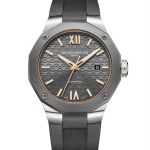 Baume & Mercier Riviera M0A10660 (2023) - Grijs wijzerplaat 42mm Staal (1/3)