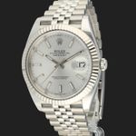 Rolex Datejust 41 126334 (2022) - Zilver wijzerplaat 41mm Staal (1/8)