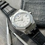 Audemars Piguet Royal Oak 15189ST (2005) - White dial 36 mm Steel case (5/8)