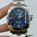 Panerai Luminor Marina PAM01316 (2023) - Blauw wijzerplaat 44mm Staal (7/8)