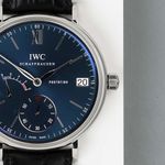 IWC Portofino Hand-Wound IW510106 (2017) - Blue dial 45 mm Steel case (4/7)