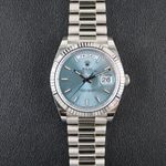 Rolex Day-Date 40 228236 (2024) - Blauw wijzerplaat 40mm Platina (1/8)