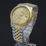 Rolex Datejust Turn-O-Graph 16253 (1976) - Champagne wijzerplaat 36mm Goud/Staal (2/7)