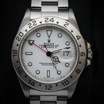 Rolex Explorer II 16570 (1995) - Wit wijzerplaat 40mm Staal (3/18)