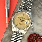 Rolex Datejust 36 16234 (1989) - Zilver wijzerplaat 36mm Staal (1/8)