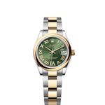 Rolex Datejust 31 278243 (2024) - Groen wijzerplaat 31mm Staal (1/8)