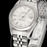 Rolex Lady-Datejust 69174 (1998) - Zilver wijzerplaat 26mm Staal (7/8)