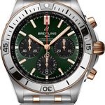 Breitling Chronomat 42 UB0134131L1U1 (2026) - Green dial 43 mm Gold/Steel case (1/1)