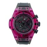 Hublot Big Bang Unico 411.JR.4901.RT (Unknown (random serial)) - Transparent dial 45 mm Plastic case (1/8)