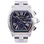 Cartier Roadster 2618 (Onbekend (willekeurig serienummer)) - Zwart wijzerplaat 40mm Staal (1/8)
