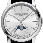 Frederique Constant Manufacture FC-716S3H6 (Unknown (random serial)) - Silver dial 40 mm Steel case (1/7)