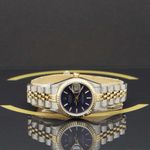 Rolex Lady-Datejust 69173 (1989) - Blue dial 26 mm Gold/Steel case (4/7)