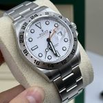 Rolex Explorer II 226570 (Unknown (random serial)) - White dial 42 mm Steel case (7/8)