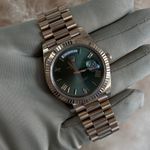 Rolex Day-Date 40 228235 (2025) - Groen wijzerplaat 40mm Roségoud (3/4)