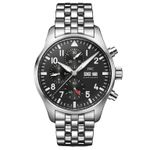 IWC Pilot Chronograph IW378002 (2024) - Zwart wijzerplaat 43mm Staal (1/1)