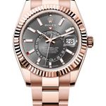Rolex Sky-Dweller 336935 (2025) - Grey dial 42 mm Rose Gold case (1/1)