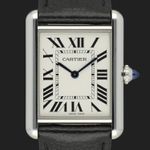Cartier Tank WSTA0041 (2021) - White dial 34 mm Steel case (3/8)
