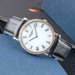 Patek Philippe Golden Ellipse 5738/1R-001 (1995) - Black dial 35 mm Rose Gold case (2/8)