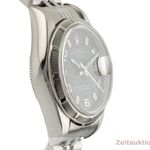 Rolex Oyster Perpetual Lady Date 79190 (2003) - Blauw wijzerplaat 26mm Staal (7/8)