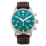 IWC Pilot Chronograph IW377726 (Unknown (random serial)) - Green dial 43 mm Steel case (1/5)