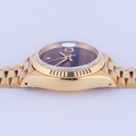 Rolex Lady-Datejust 6917 (1982) - Bruin wijzerplaat 26mm Geelgoud (5/8)