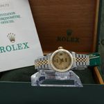 Rolex Lady-Datejust 69173 (1992) - Gold dial 26 mm Gold/Steel case (3/7)