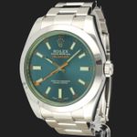Rolex Milgauss 116400GV (2018) - Blauw wijzerplaat 40mm Staal (1/8)