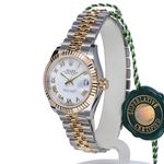 Rolex Lady-Datejust 279173 (2023) - White dial 28 mm Gold/Steel case (2/8)