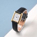 Chopard Tank 5054 (1985) - White dial 20 mm Yellow Gold case (4/8)