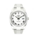 Rolex Datejust 41 126300 (2025) - Wit wijzerplaat 41mm Staal (1/5)