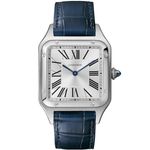 Cartier Santos Dumont WSSA0022 (2023) - Zilver wijzerplaat 43mm Staal (1/8)