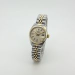 Rolex Lady-Datejust 6917 (Unknown (random serial)) - Beige dial 26 mm Gold/Steel case (1/8)