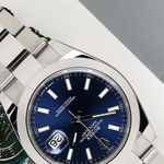 Rolex Datejust 41 126300 (2024) - Blue dial 41 mm Steel case (4/8)