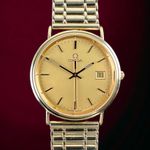 Omega Vintage 196.750 (1995) - Goud wijzerplaat 33mm Geelgoud (1/8)