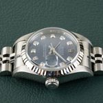 Rolex Lady-Datejust 79174 (2001) - Blue dial 26 mm Steel case (6/8)