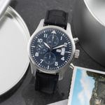 IWC Pilot Chronograph IW377706 (Unknown (random serial)) - Blue dial 43 mm Steel case (1/8)
