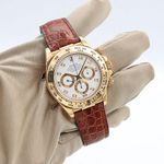 Rolex Daytona 16518 (1996) - White dial 40 mm Yellow Gold case (1/8)
