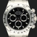 Rolex Daytona 116520 (2016) - Black dial 40 mm Steel case (2/8)