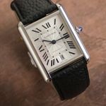 Cartier Tank WSTA0040 (2023) - Zilver wijzerplaat 41mm Staal (3/4)