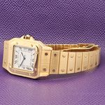 Cartier Santos 2960 (Onbekend (willekeurig serienummer)) - Wit wijzerplaat 29mm Geelgoud (2/6)