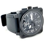 Bell & Ross BR 01-94 Chronographe BR01-94 (2010) - Black dial 34 mm Carbon case (3/8)