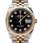Rolex Datejust 36 126233 (2021) - Black dial 36 mm Steel case (1/8)