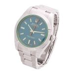 Rolex Milgauss 116400GV (2021) - Blue dial 40 mm Steel case (2/4)