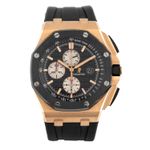 Audemars Piguet Royal Oak Offshore Chronograph 26401RO.OO.A002CA.01 (2016) - Zwart wijzerplaat 44mm Roségoud (1/5)
