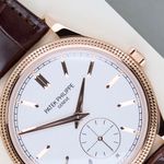 Patek Philippe Calatrava 6119R-001 (2026) - Silver dial 39 mm Rose Gold case (3/8)