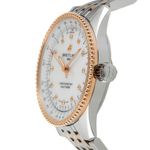 Breitling Navitimer U17395 (2022) - Silver dial 35 mm Gold/Steel case (6/8)