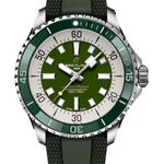 Breitling Superocean 44 A17376A31L1S1 (2024) - Green dial 44 mm Steel case (2/2)