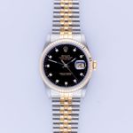 Rolex Datejust 36 16233 (1991) - Zwart wijzerplaat 36mm Goud/Staal (3/8)