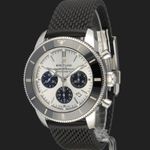 Breitling Superocean Heritage II Chronograph AB0162121B1S1 (2022) - Zwart wijzerplaat 44mm Staal (1/8)